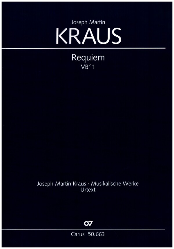 Requiem VB1&nbsp;&nbsp;für Soli, gem Chor und Orchester&nbsp;&nbsp;Partitur
