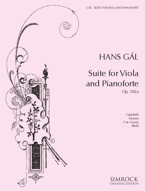 Suite op.102a&nbsp;&nbsp;für Viola und Klavier&nbsp;&nbsp;
