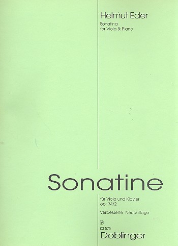 Sonatine op.34,2 für Viola und Klavier    