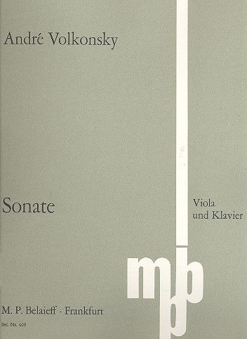 Sonate&nbsp;&nbsp;für Viola und Klavier&nbsp;&nbsp;