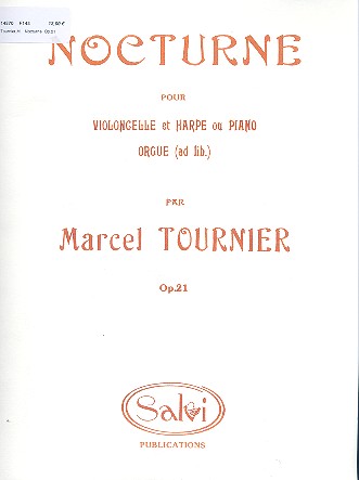 Nocturne op.21   pour violoncelle et harpe ou (piano/orgue)  