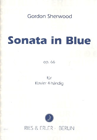 Sonata in Blue op.66 für  Klavier zu 4 Händen  