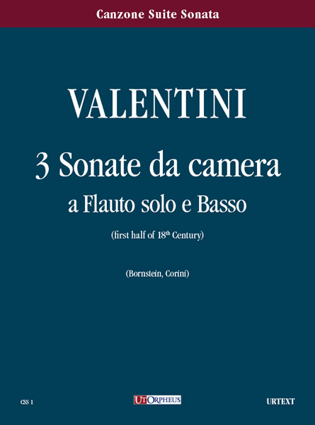 3 Sonate da camera  for treble recorder and bc  