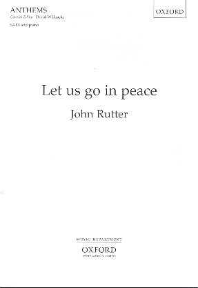 Let us go in Peace for mixed chorus  and piano  score