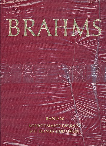 Gesamtausgabe Band 20&nbsp;&nbsp;für Klavier (Orgel)&nbsp;&nbsp;(gebundene Ausgabe)
