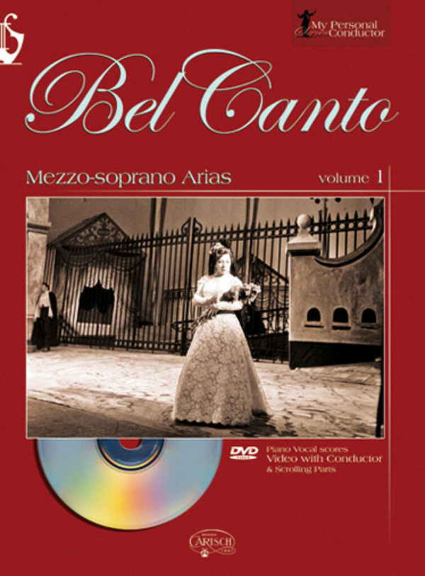 Mezzosoprano Arias vol.1 (+DVD)&nbsp;&nbsp;for mezzosoprano and piano&nbsp;&nbsp;