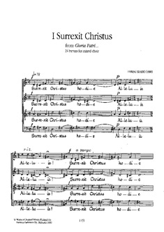 I surrexit Christus für gem Chor a cappella  Partitur  