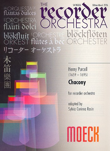 Chacony   for recorder orchestra  score and parts