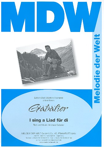 I sing a Liad für di:  Einzelausgabe für Gesang und Klavier  