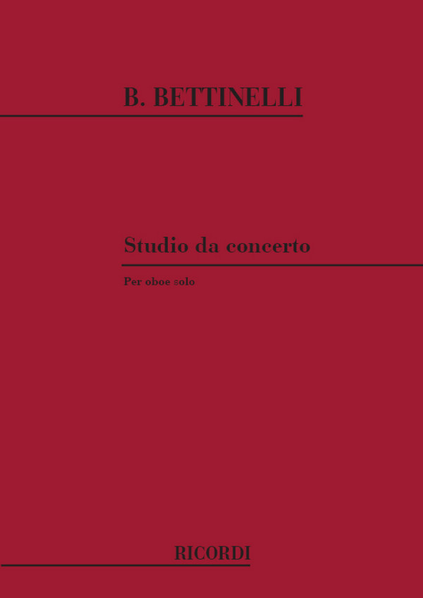 Studio di concerto per oboe    