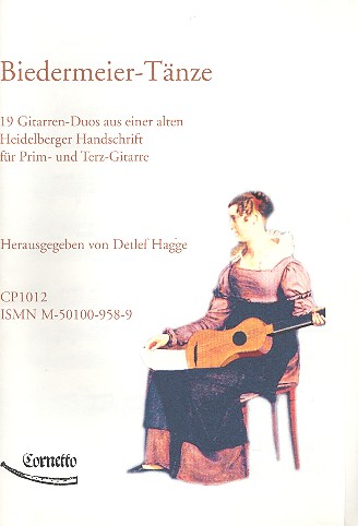 Biedermeier-Tänze für Prim- und Terz-Gitarre  (Cembalo ad lib)  Stimmen