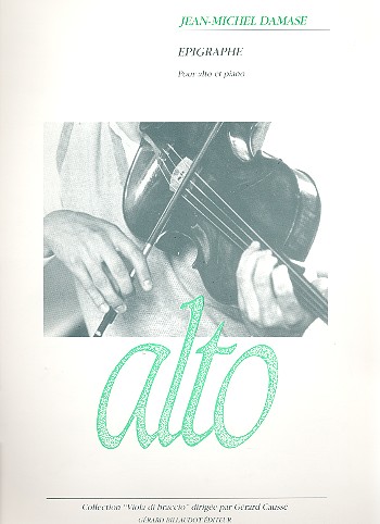 Epigraphe pour alto et piano&nbsp;&nbsp;&nbsp;&nbsp;