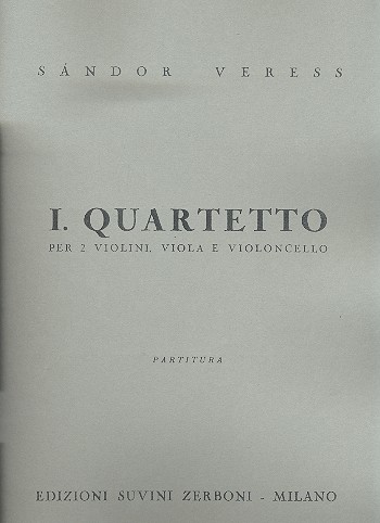 Streichquartett Nr.1    Partitur