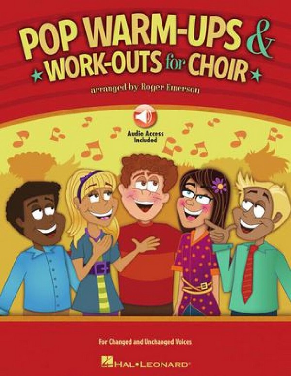 Pop Warm-ups & Work-outs vol.1 (+CD)&nbsp;&nbsp;for mixed chorus and piano&nbsp;&nbsp;