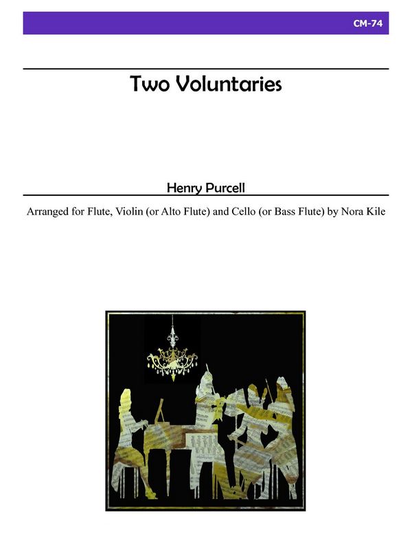 2 Voluntaries by Purcell  for flute, violin, cello (or c flute, alto flute, bass flute)  parts