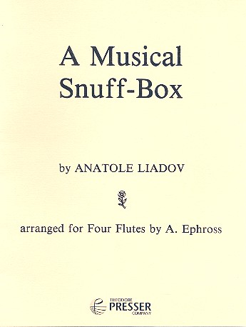 A Musical Snuff-Box  for 4 flutes  score+parts