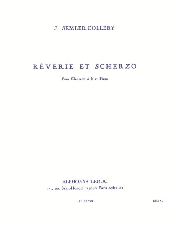 Rêverie et Scherzo pour clarinette et piano&nbsp;&nbsp;&nbsp;&nbsp;