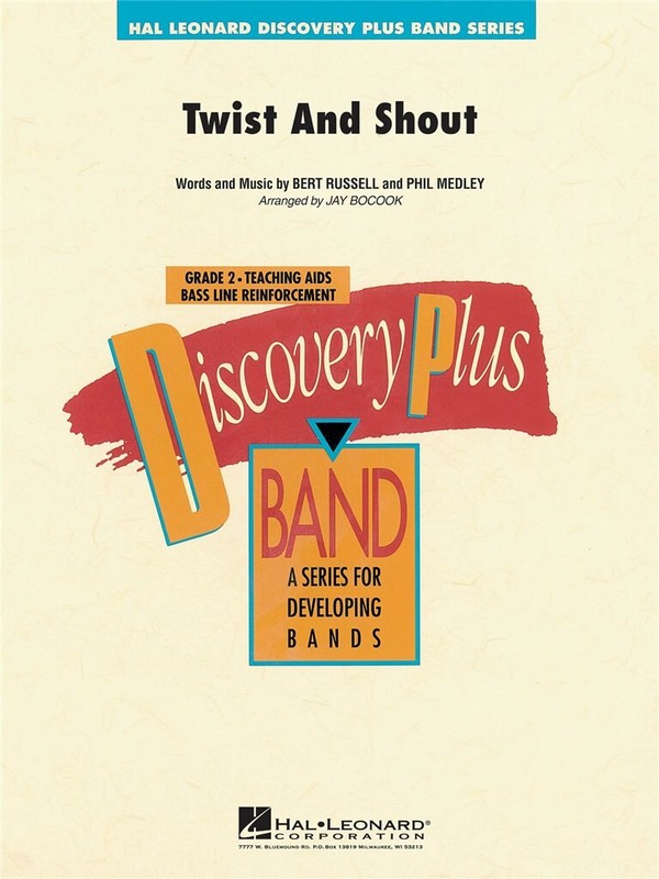 Twist and Shout:&nbsp;&nbsp;for concert band&nbsp;&nbsp;score+parts
