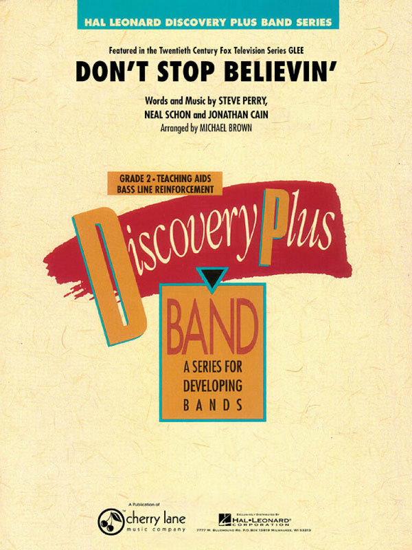 Don't stop believin:  for concert band  score+parts