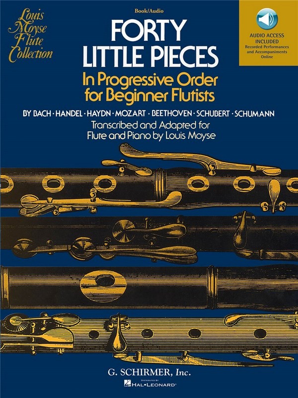 40 little Pieces (+Audio Access)  for beginner flutists  