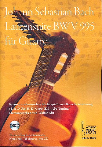 Suite BWV995 (+CD)&nbsp;&nbsp;für Gitarre/Tabulatur&nbsp;&nbsp;