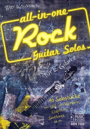 All-in-one - Rock Guitar Solos (+CD)  für Gitarre/Tabulatur  