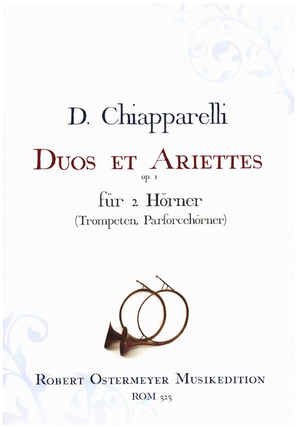 Receuil de Duos et Ariettes op.1 für 2 Hörner  Spielpartitur  