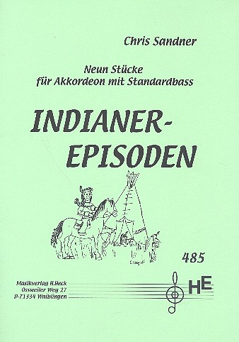 Indianer-Episoden  für Akkordeon  