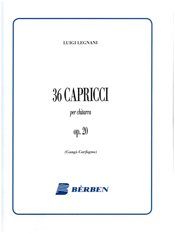 36 Capricci op.20  für Gitarre  