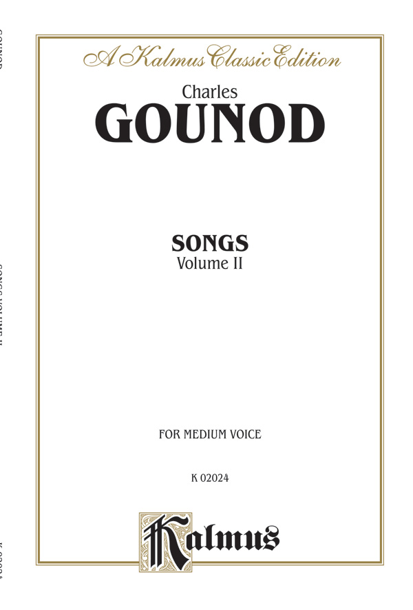 Songs volume 2: for medium voice&nbsp;&nbsp;and piano (fr)&nbsp;&nbsp;