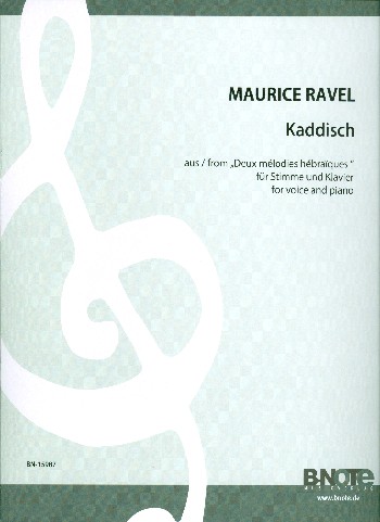 Kaddisch&nbsp;&nbsp;für Gesang und Klavier (hebr/fr)&nbsp;&nbsp;