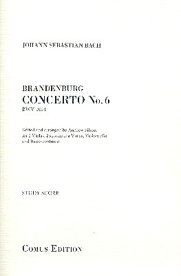 Brandenburgisches Konzert Nr.6 BWV1051  Studienpartitur  