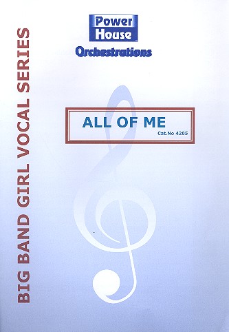 All of me: für Gesang und Big Band  Partitur und Stimmen  