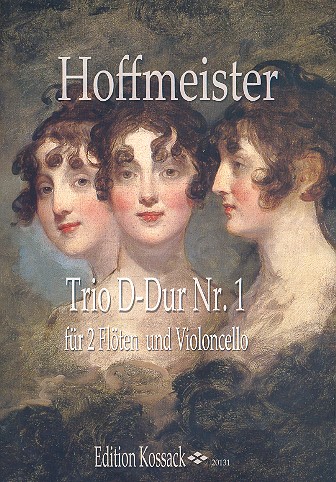 Trio D-Dur Nr.1   für 2 Flöten und Violoncello  Partitur und Stimmen