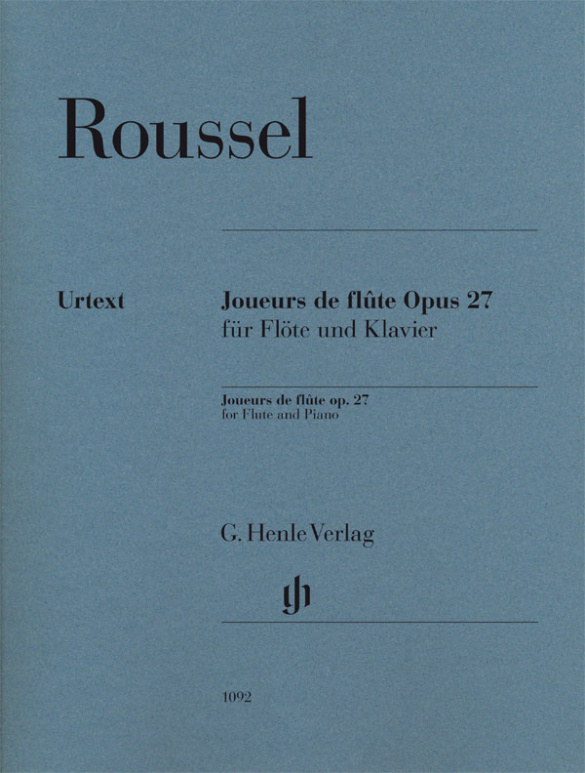 Joueurs de flûte op.27  für Flöte und Klavier  