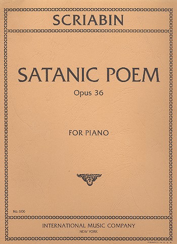 Satanic Poem op.36  for piano  