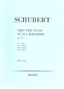 Trio B-Dur op.99 für Violine, Violoncello&nbsp;&nbsp;und Klavier&nbsp;&nbsp;Studienpartitur