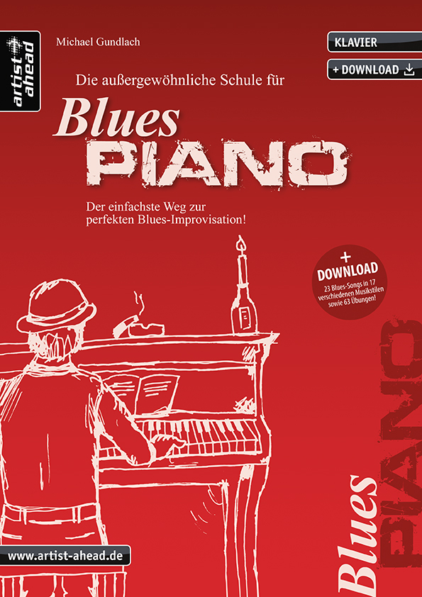Die aussergewöhnliche Schule für Blues-Piano (+Online Audio)  für Klavier  
