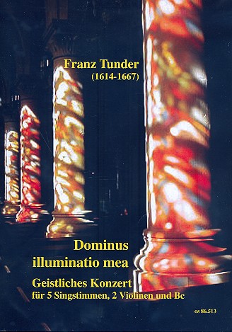 Dominus illuminatio mea für Alt, gem Chor,  2 Violinen und Bc  Partitur