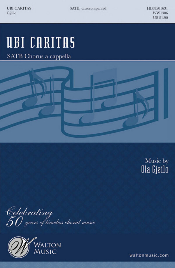 Ubi caritas&nbsp;&nbsp;for mixed chorus a cappella&nbsp;&nbsp;choral score