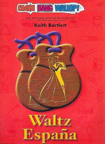 Waltz Espana (+CD)  for percussion ensemble and piano  score and parts