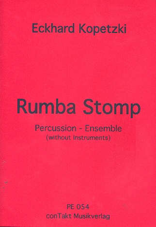 Rumba Stomp  für Bodypercussion (4 Spieler)  Partitur und Stimmen