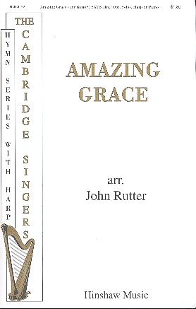 Amacing Grace for mixed  chorus, opt. solos,  harp or piano  score