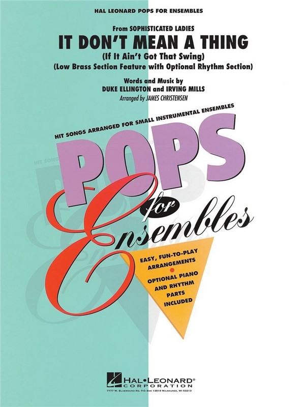 It don't mean a Thing: for low brass ensemble  (rhythm section ad lib)  score and parts