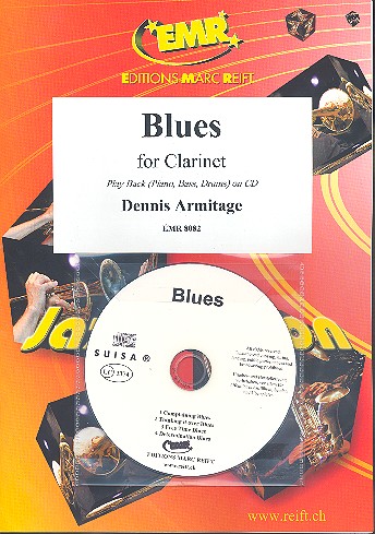 Blues (+CD): for clarinet and piano  (bass and drums ad lib)  