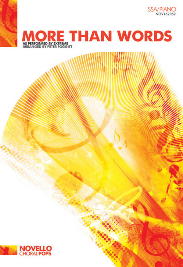 More than Words for female chorus&nbsp;&nbsp;and piano&nbsp;&nbsp;score