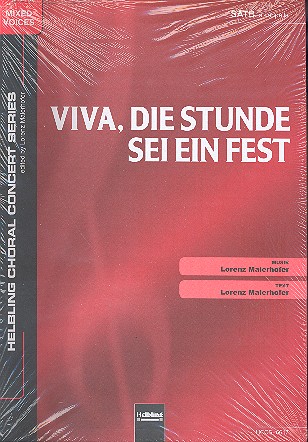 Viva die Stunde sei ein Fest für gem Chor&nbsp;&nbsp;a cappella&nbsp;&nbsp;Partitur