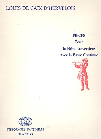 Pièces pour la flûte traversière avec la basse  vol.1 facsimile  