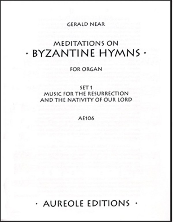 Meditation on Byzantine Hymns vol.1  for organ  