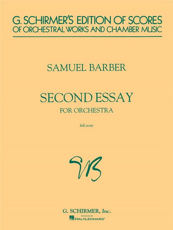 Second Essay op.17  for orchestra  score